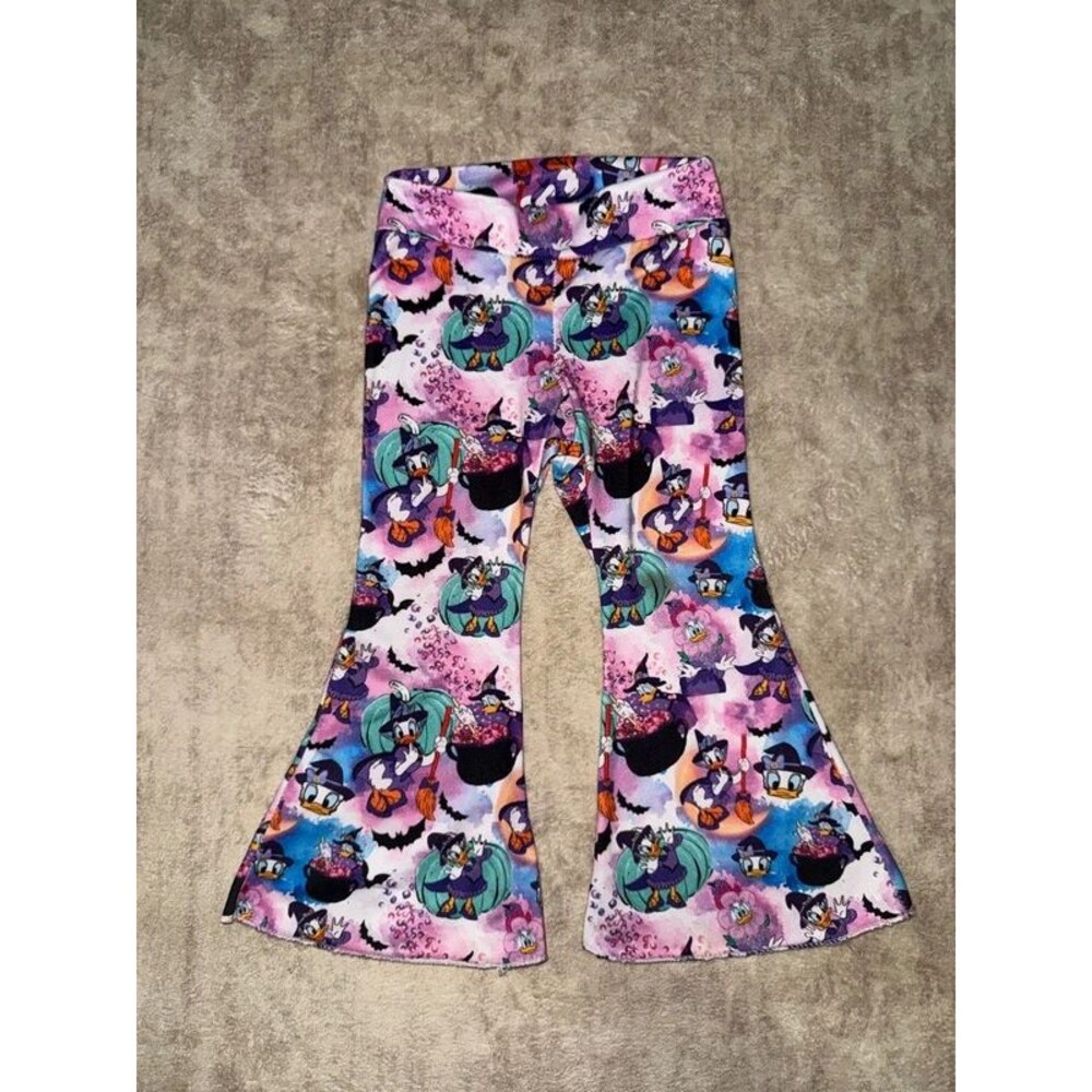 Daisy Duck Halloween bell bottom pants toddler, 2T